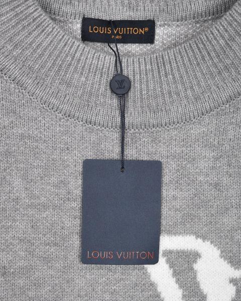 LOUIS VUITTON Lv Intarsia Crewneck