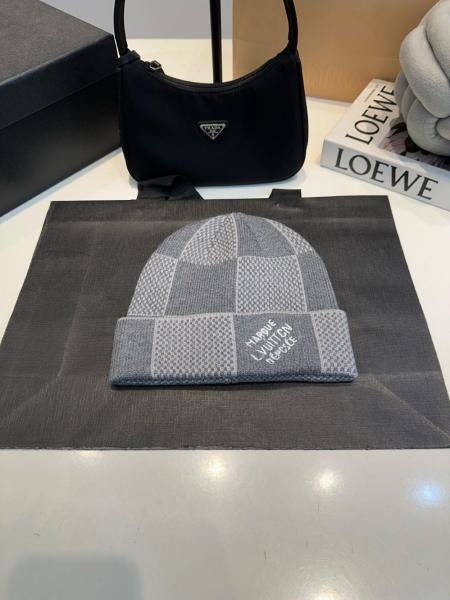 LOUIS VUITTON Lv Damier Heritage Beanie Hats Caps