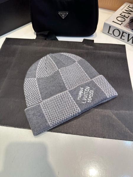 LOUIS VUITTON Lv Damier Heritage Beanie Hats Caps