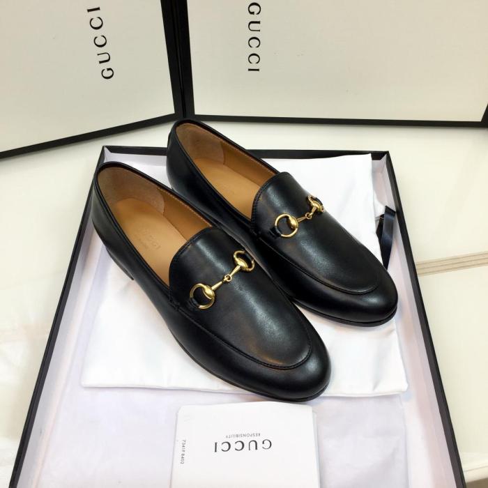 GUCCI Jordaan Loafer Black Leather