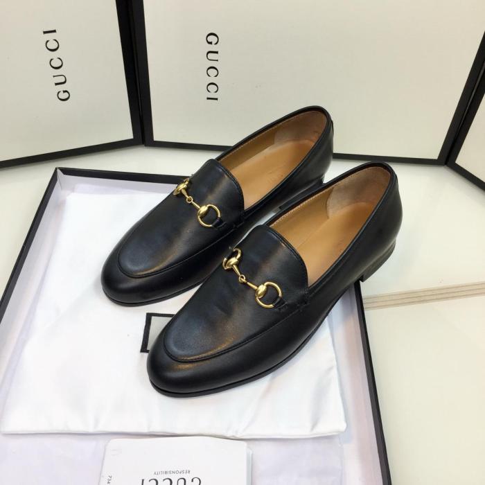 GUCCI Jordaan Loafer Black Leather