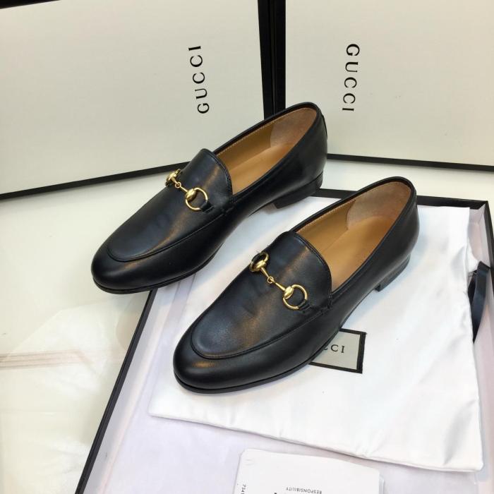 GUCCI Jordaan Loafer Black Leather
