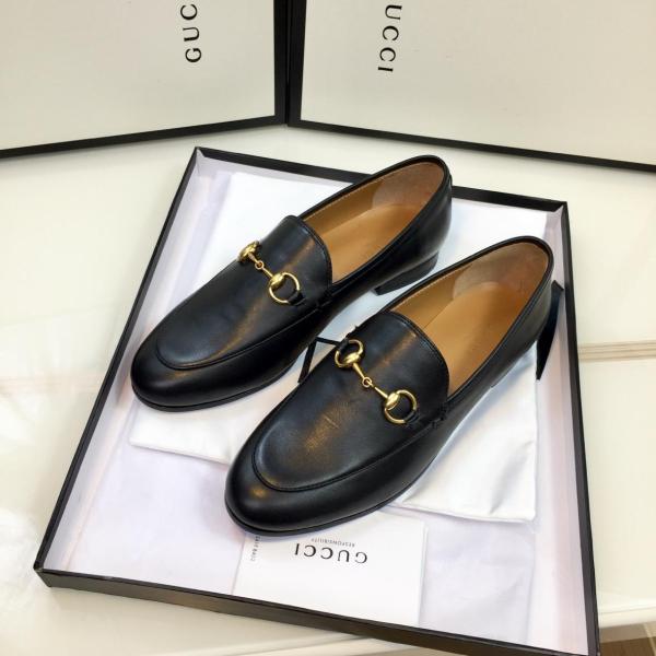 GUCCI Jordaan Loafer Black Leather