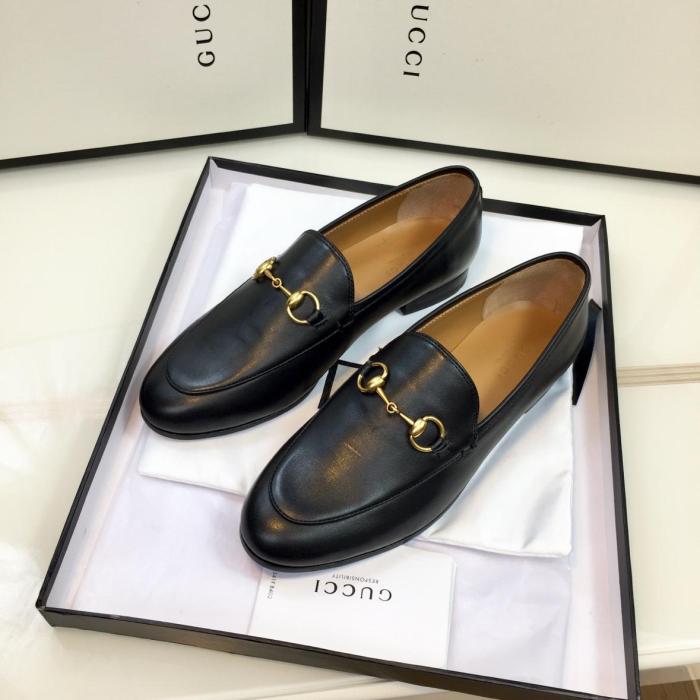 GUCCI Jordaan Loafer Black Leather
