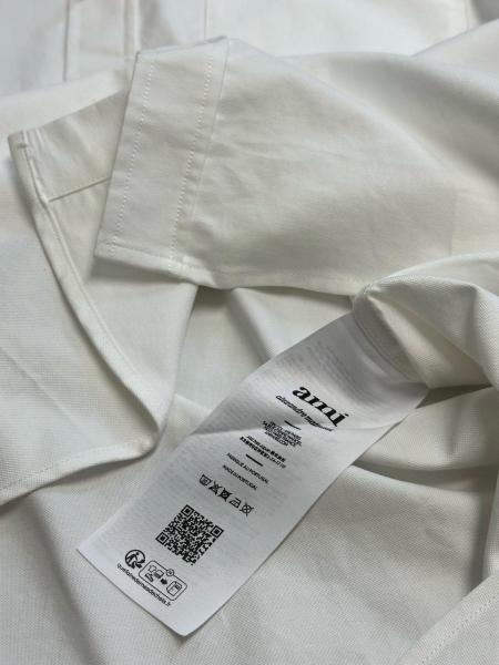 AMIPARIS Shirts Men's White Lapel Moderate