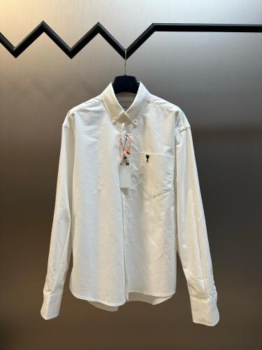 AMIPARIS Shirts Men's White Lapel Moderate