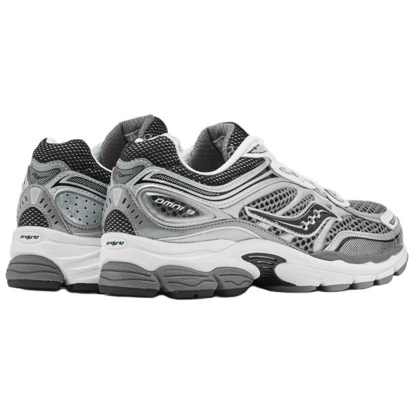 Saucony ProGrid Omni All in 9 Low top Running Shoes Gray Silver