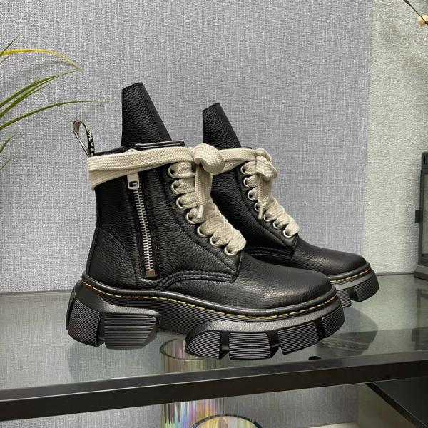 Dr.Martens 1460 Rick Owens Leather DMXL Platform Jumbo Lace Up Boots