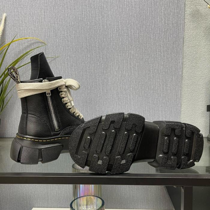 Dr.Martens 1460 Rick Owens Leather DMXL Platform Jumbo Lace Up Boots