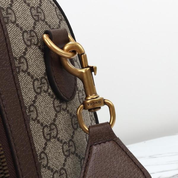 GUCCI Canvas With Leather Handbag, Shoulder Bag, Crossbody Bag, Travel Bag Large Men's Beige/Brown 724642-9C2ST-8746 size 44*28.5*24.5 cm