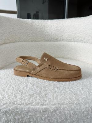 CHANEL 26P Calfskin Casual Shoes 2cm Women's