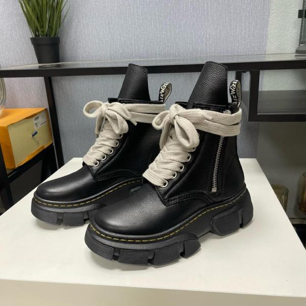 Dr.Martens 1460 Rick Owens Leather DMXL Platform Jumbo Lace Up Boots