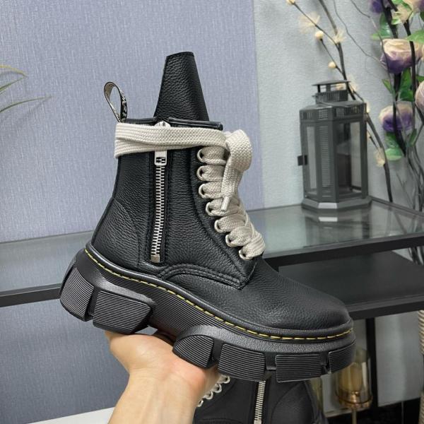 Dr.Martens 1460 Rick Owens Leather DMXL Platform Jumbo Lace Up Boots