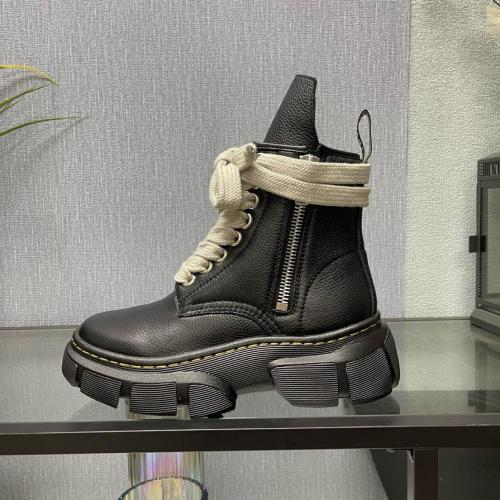 Dr.Martens 1460 Rick Owens Leather DMXL Platform Jumbo Lace Up Boots