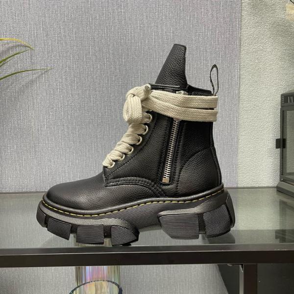 Dr.Martens 1460 Rick Owens Leather DMXL Platform Jumbo Lace Up Boots
