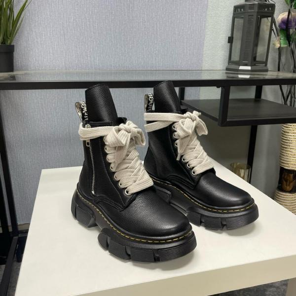 Dr.Martens 1460 Rick Owens Leather DMXL Platform Jumbo Lace Up Boots