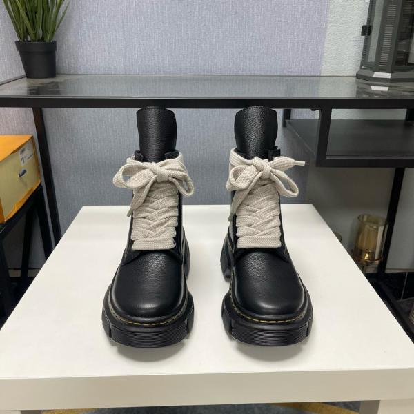 Dr.Martens 1460 Rick Owens Leather DMXL Platform Jumbo Lace Up Boots