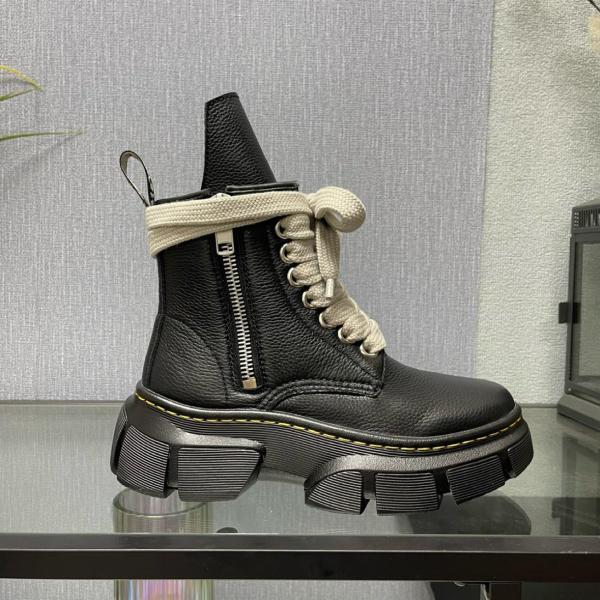 Dr.Martens 1460 Rick Owens Leather DMXL Platform Jumbo Lace Up Boots