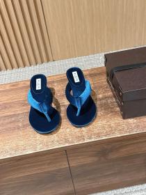 Alaia Flip Flops 6.5cm Women's Blue