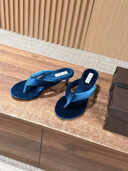 Alaia Flip Flops 6.5cm Women's Blue