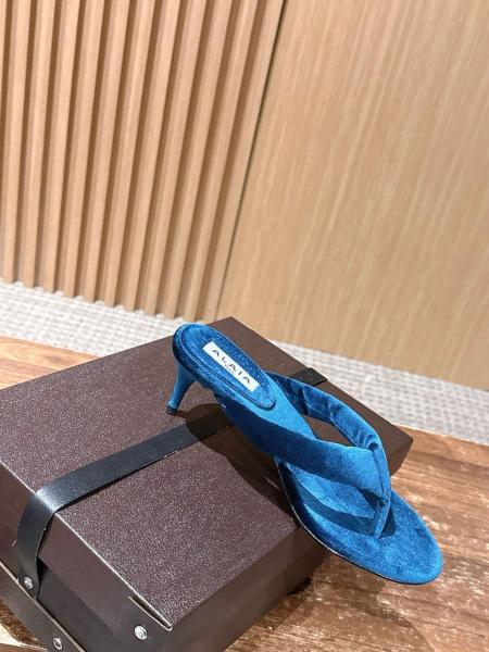 Alaia Flip Flops 6.5cm Women's Blue