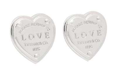 TIFFANY & CO. Silver Earrings Women's Silver