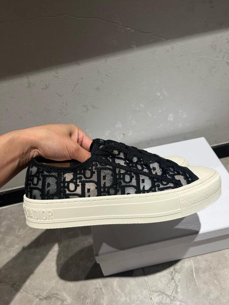 DIOR Walk'n'Dior Low top Skateboard Shoes Women's Black