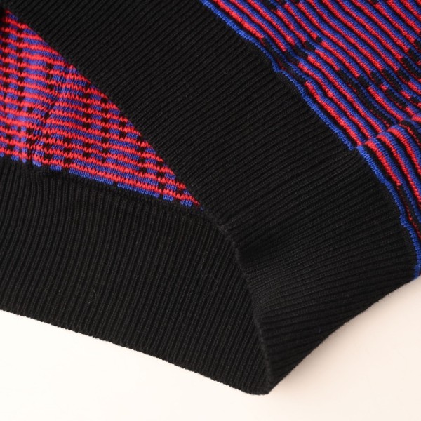 LOUIS VUITTON Optical Monogram Jacquard Cardigan