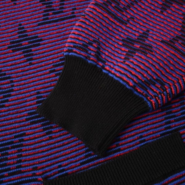 LOUIS VUITTON Optical Monogram Jacquard Cardigan