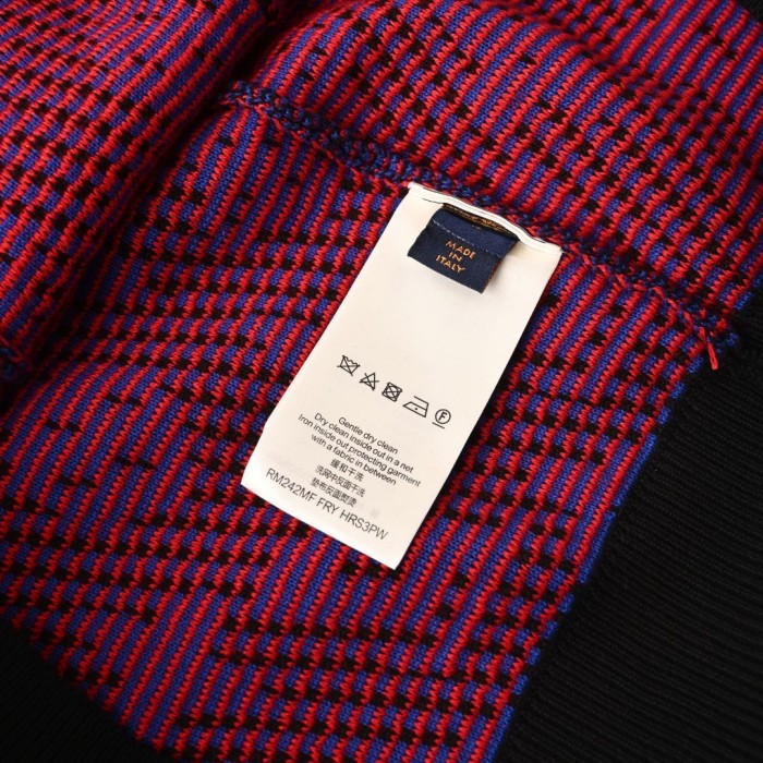 LOUIS VUITTON Optical Monogram Jacquard Cardigan