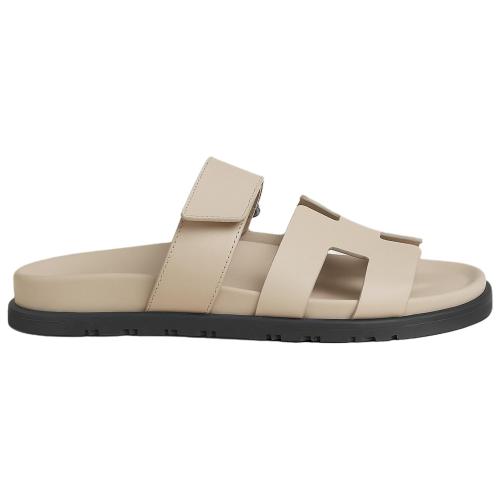 HERMES Chypre Slide Slippers 1.2cm Exotic Beige