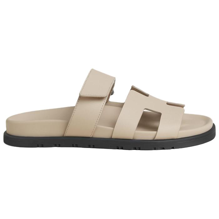 HERMES Chypre Slide Slippers 1.2cm Exotic Beige