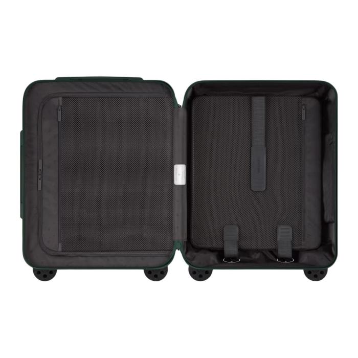 RIMOWA Polycarbonate Trolley Bag 22 Inch Unisex Ze Green L44*W24*H56cm