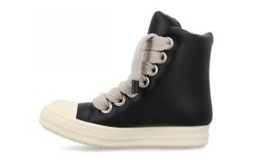 RICK OWENS Luxor Jumbo Lace Padded Sneaks Black Milk Women's