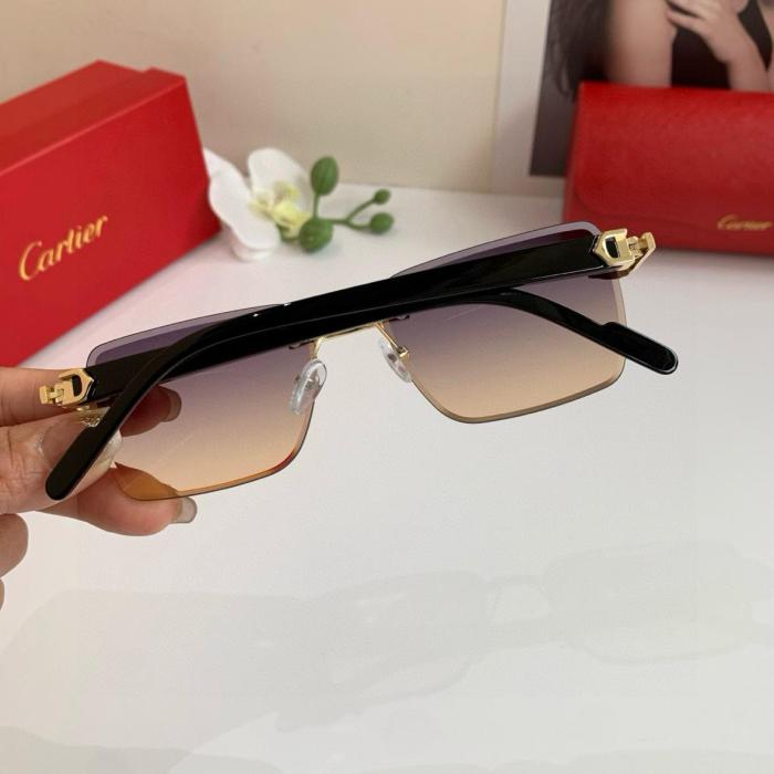 Cartier Frameless Rectangular Sunglasses