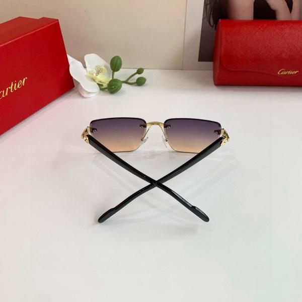 Cartier Frameless Rectangular Sunglasses