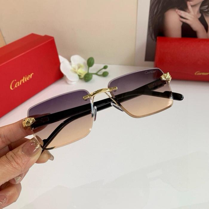 Cartier Frameless Rectangular Sunglasses