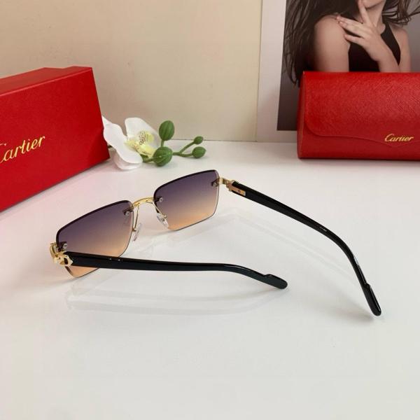 Cartier Frameless Rectangular Sunglasses