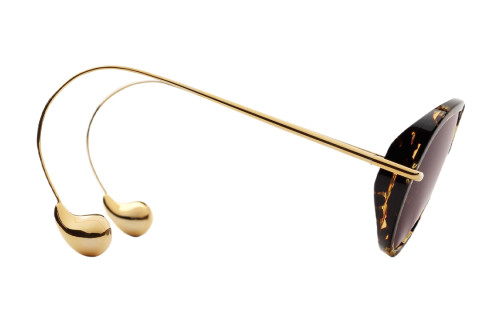 Bottega Veneta Eyewear Aviator Frame Sunglasses