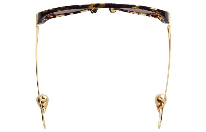 Bottega Veneta Eyewear Aviator Frame Sunglasses