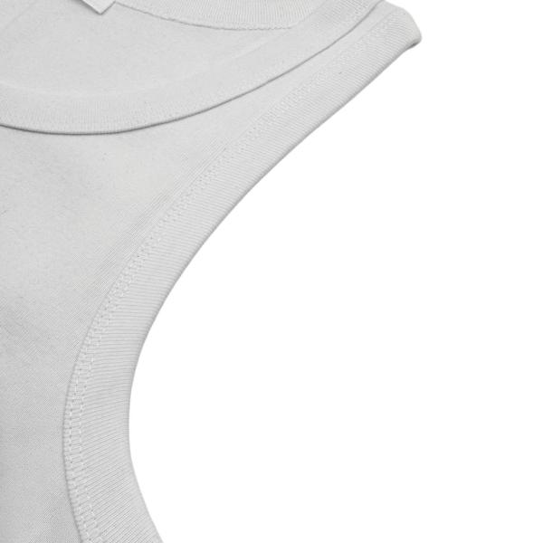 Prada triangle-logo cotton tank top