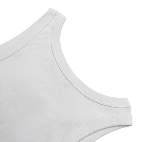 Prada triangle-logo cotton tank top