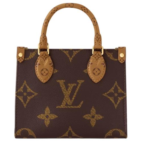 LOUIS VUITTON OnTheGo BB Monogram Tote Handbag Brown M46839 size L19*W8.5*H15cm
