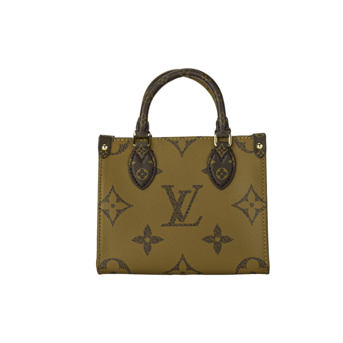 LOUIS VUITTON OnTheGo BB Monogram Tote Handbag Brown M46839 size L19*W8.5*H15cm
