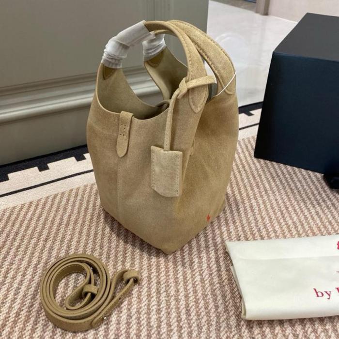 Polo Ralph Lauren Polo Play Leather Handbag Small Women's Cashews Color 3616857279116 size L26.5*W14*H19.5cm