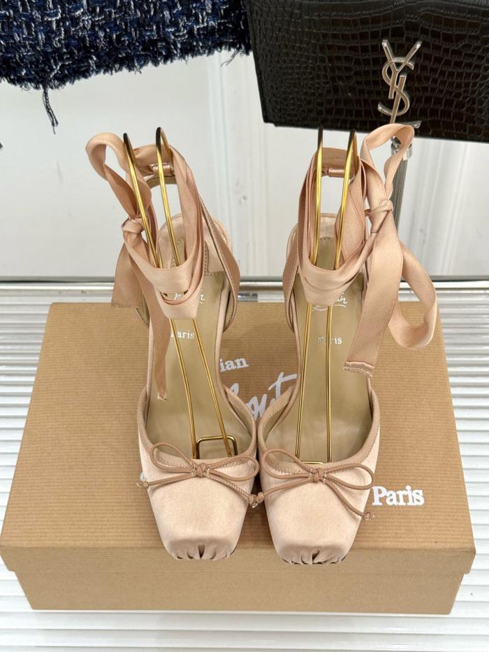 Christian Louboutin CHRISLV Cassia Slim Heel High Heels 10cm Women's Pink