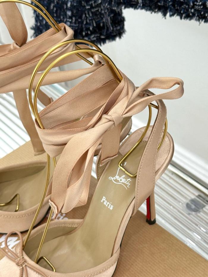 Christian Louboutin CHRISLV Cassia Slim Heel High Heels 10cm Women's Pink