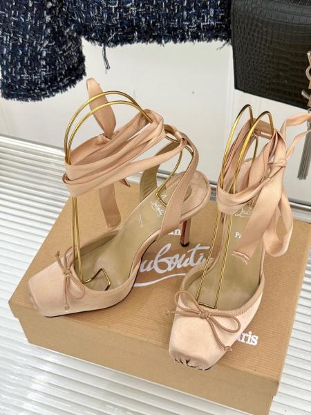 Christian Louboutin CHRISLV Cassia Slim Heel High Heels 10cm Women's Pink