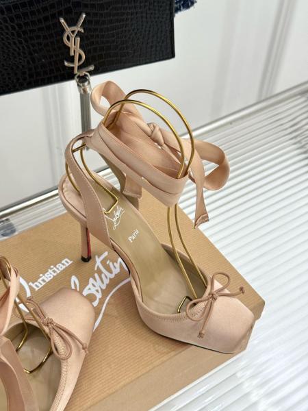 Christian Louboutin CHRISLV Cassia Slim Heel High Heels 10cm Women's Pink