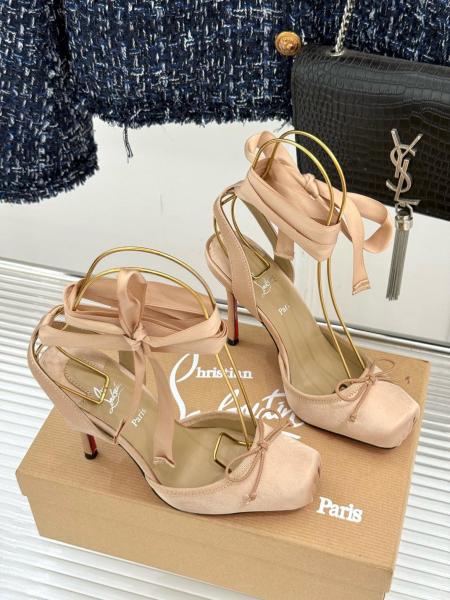 Christian Louboutin CHRISLV Cassia Slim Heel High Heels 10cm Women's Pink